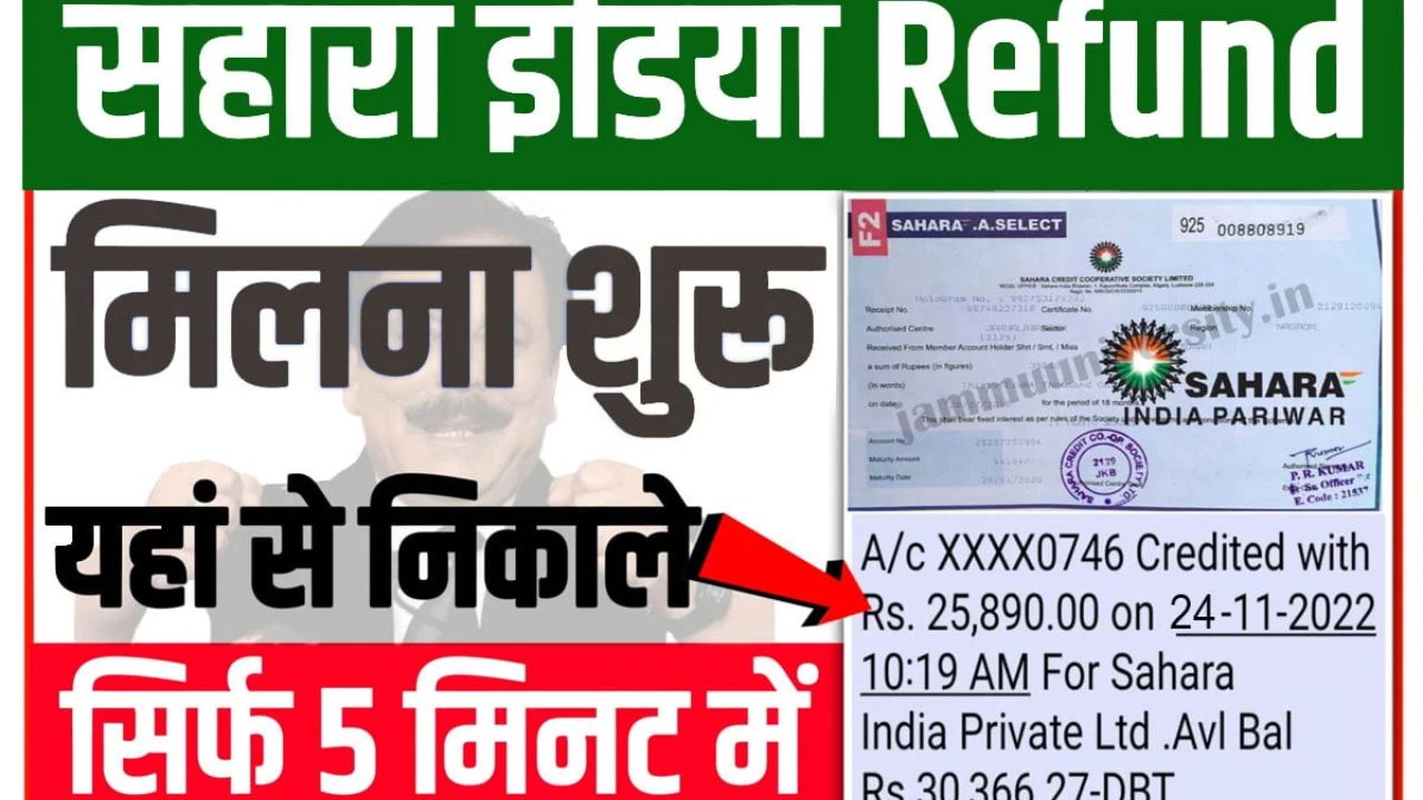 Sahara India Refund Payment